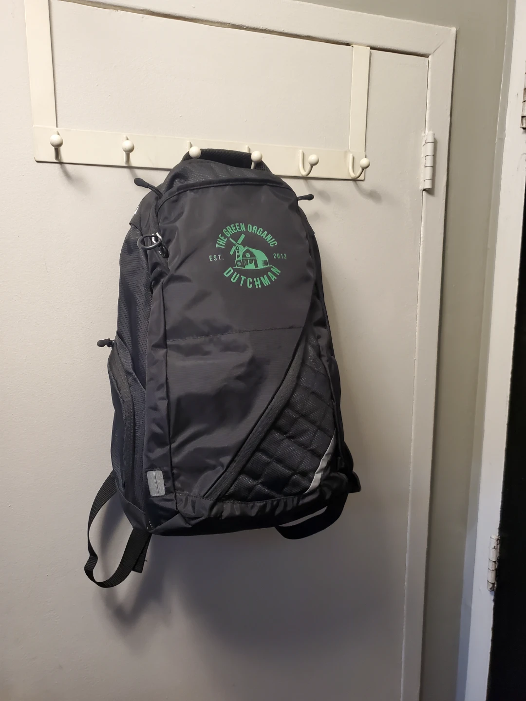 Black & Green Organic Dutchman Laptop Backpack
