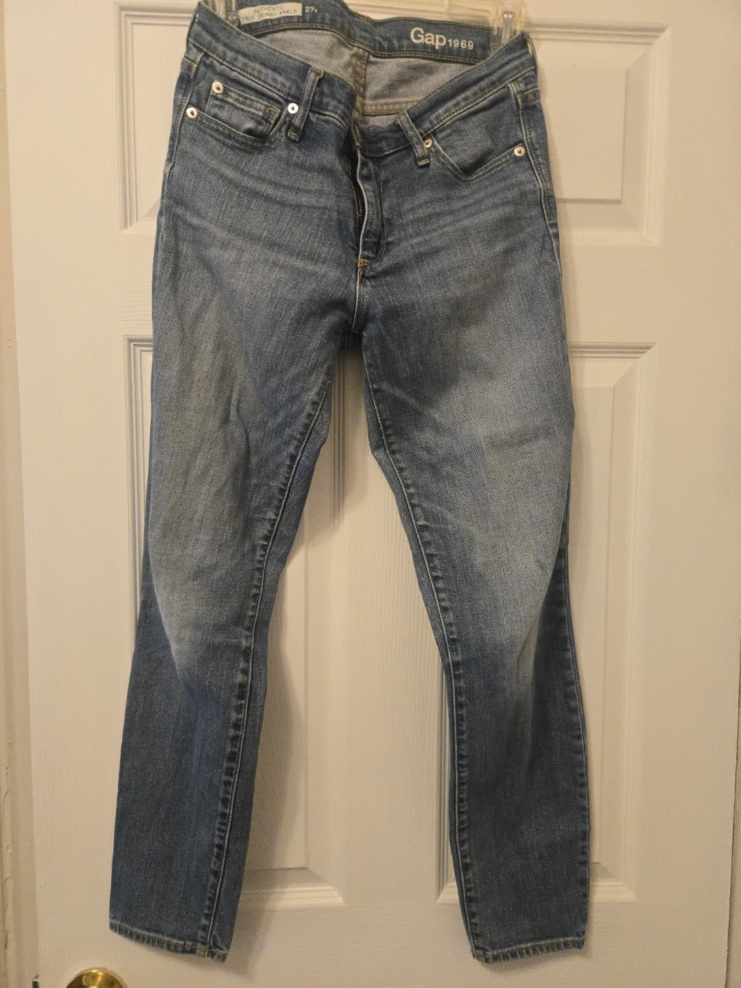 Gap 1969 Women's Authentic True Skinny Ankle Jeans Size 27