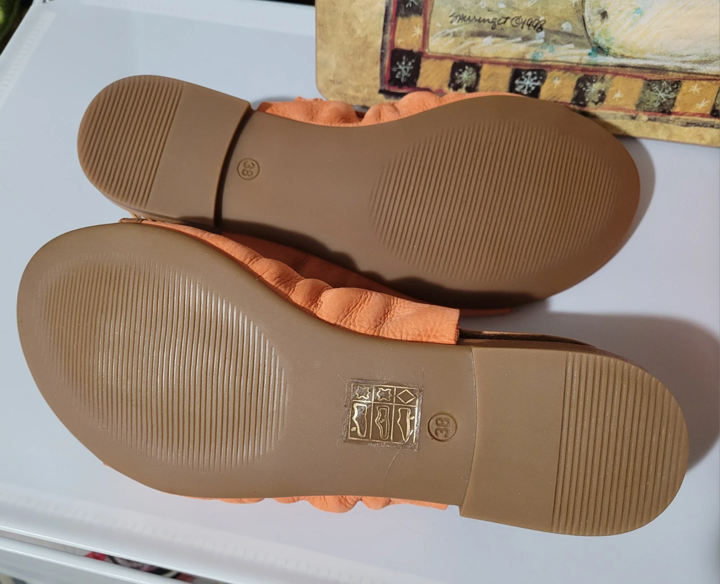 Miz Mooz Rian Women’s Leather Hook&Loop Slides Sandals US 7.5 - photo 5
