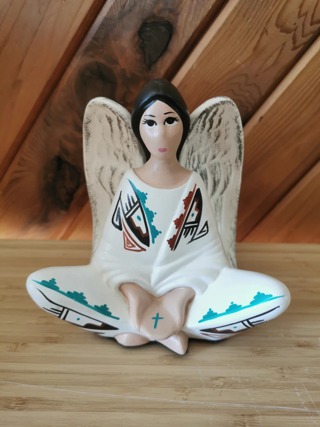 Handcrafted Navajo-Style Angel Figurine
