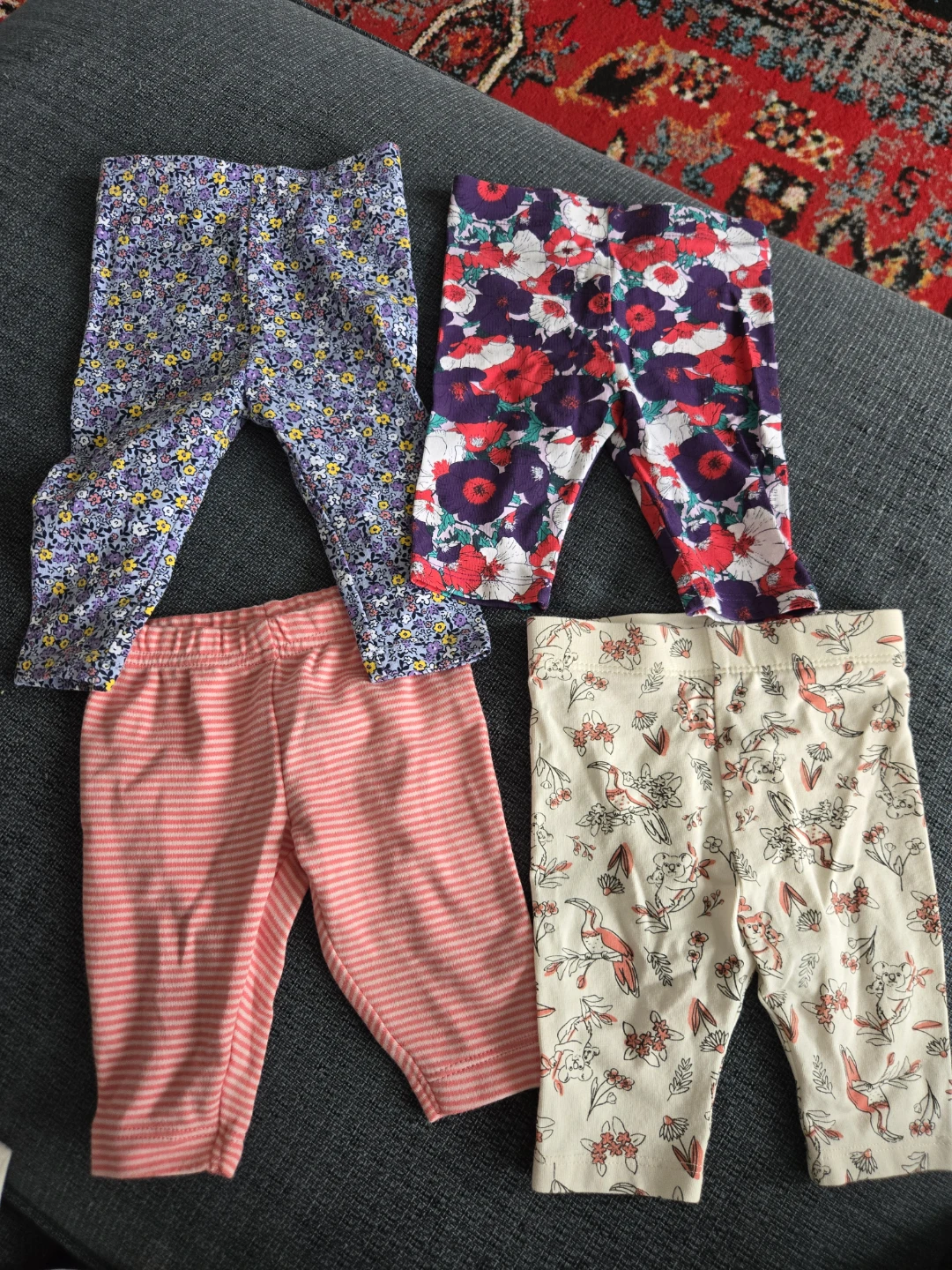 Baby Girl Leggings - 4 Pack