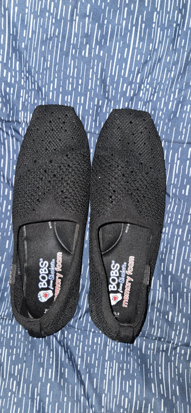 Bobs from Skechers Women's Black Memory Foam Flats - photo 3