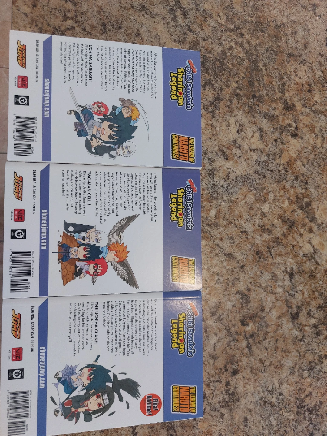Naruto Chibi Sasuke's Sharingan Legend Manga Volumes 1-3 - photo 2
