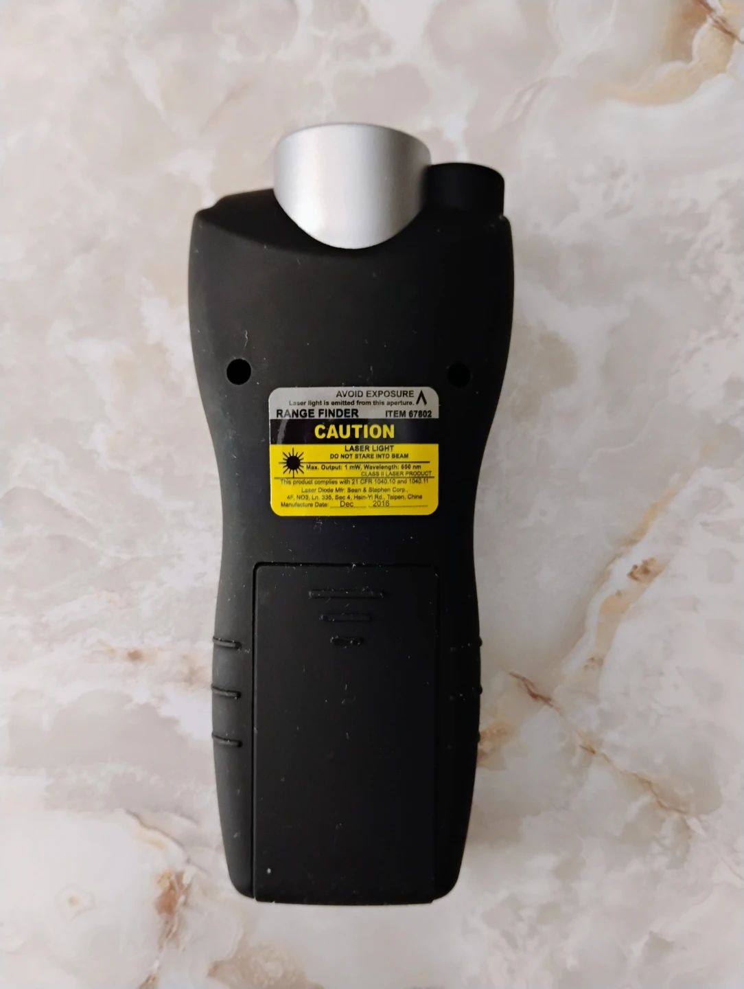 ULTRASONIC DISTANCE METER WITH LASER POINTER #67082 - photo 3