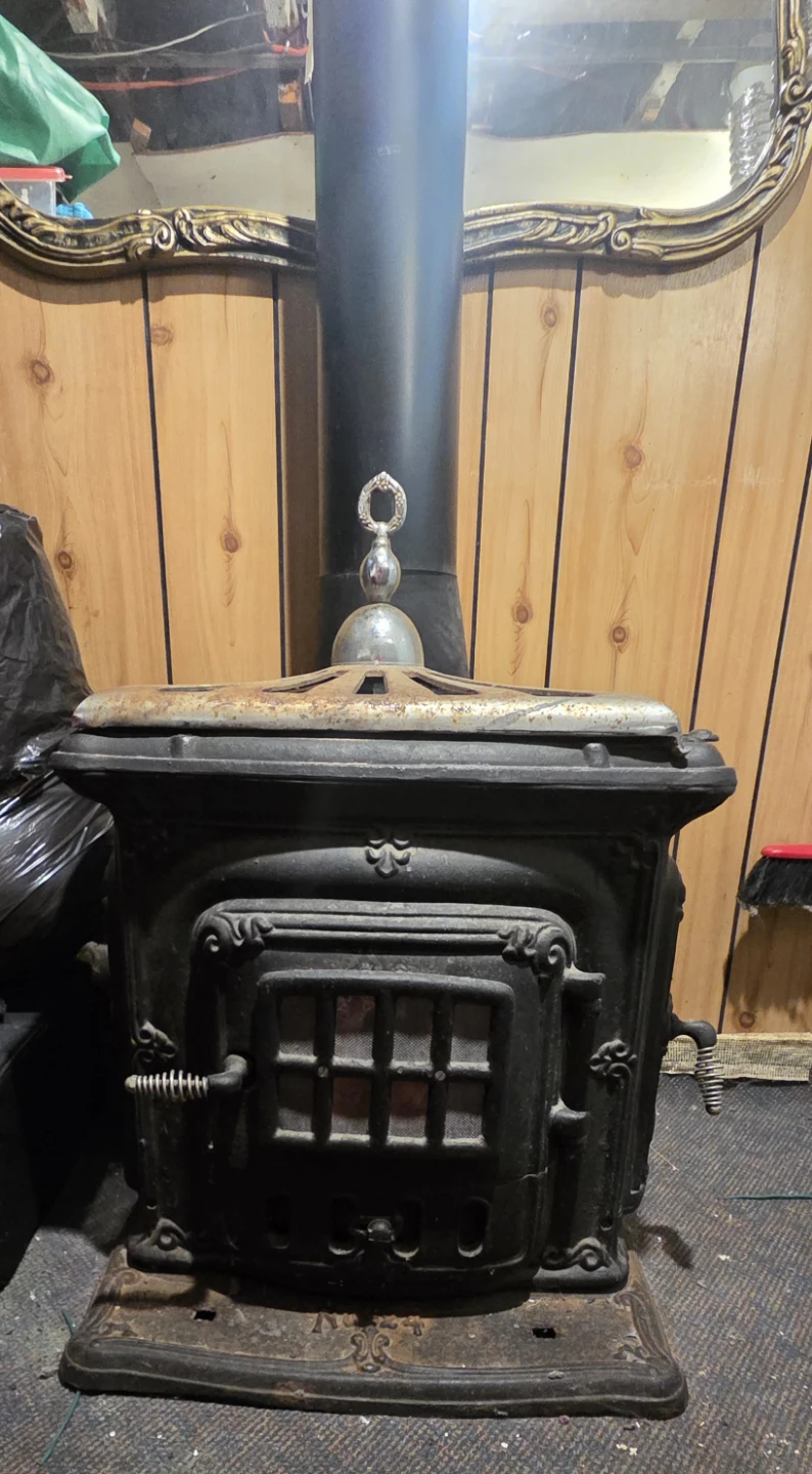 Antique Cast Iron Wood Stove