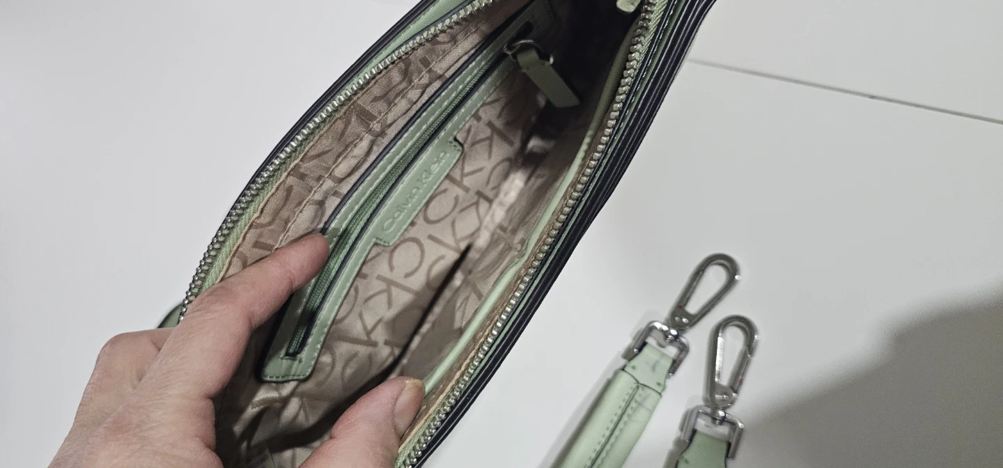 Calvin Klein Mint Green Floral Crossbody Bag - photo 3