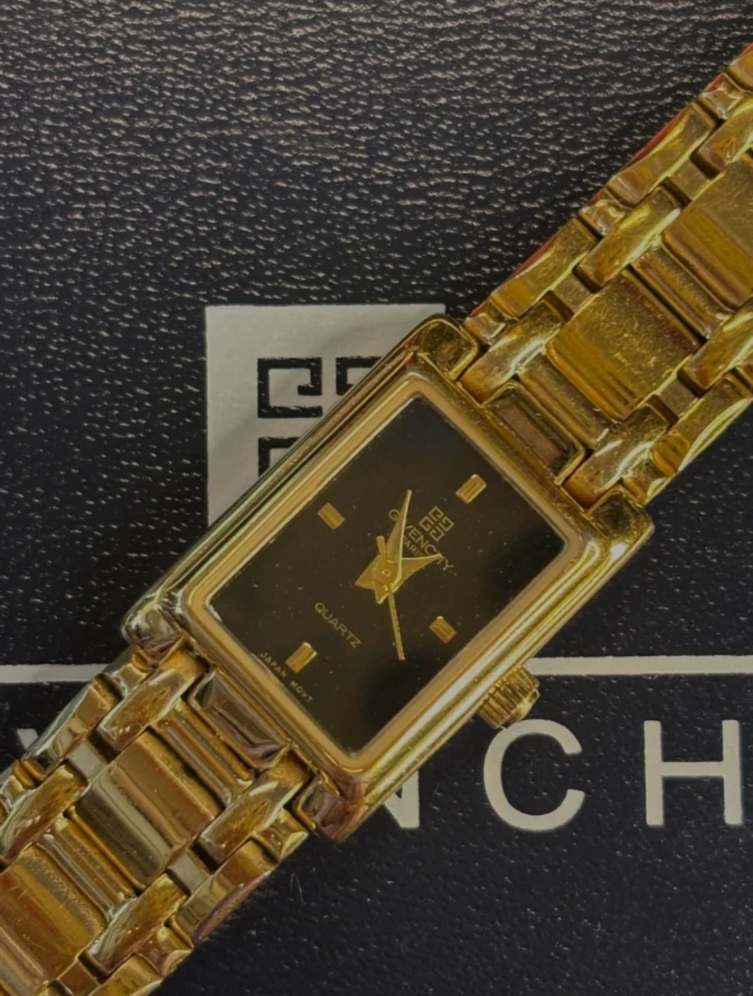 Rare 1990's Givenchy Paris Millésime Gold Plated Watch