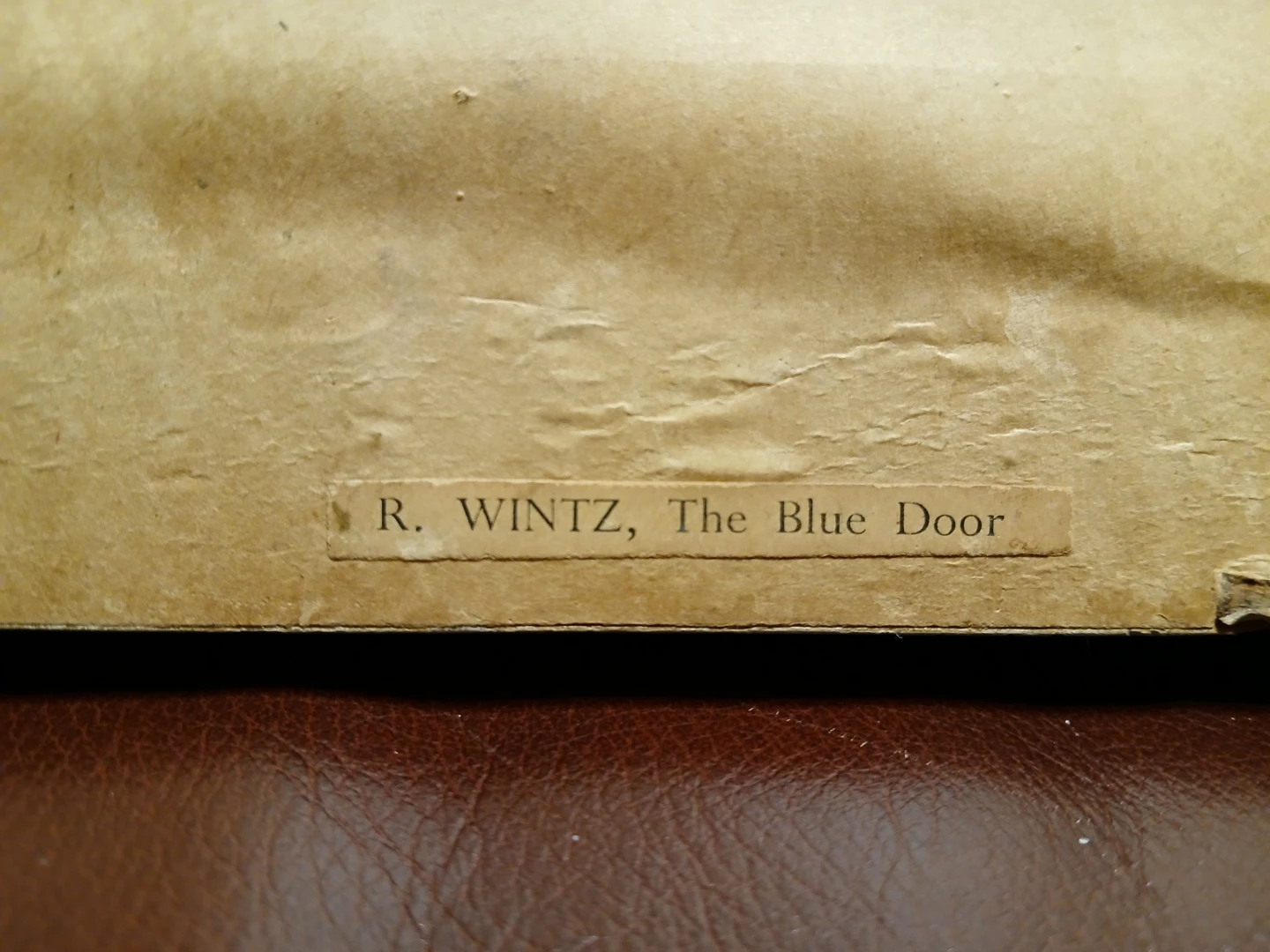 R. Wintz "The Blue Door" Framed Print - photo 3