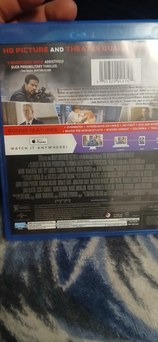 Mile 22 Blu-ray + DVD + Digital - photo 2
