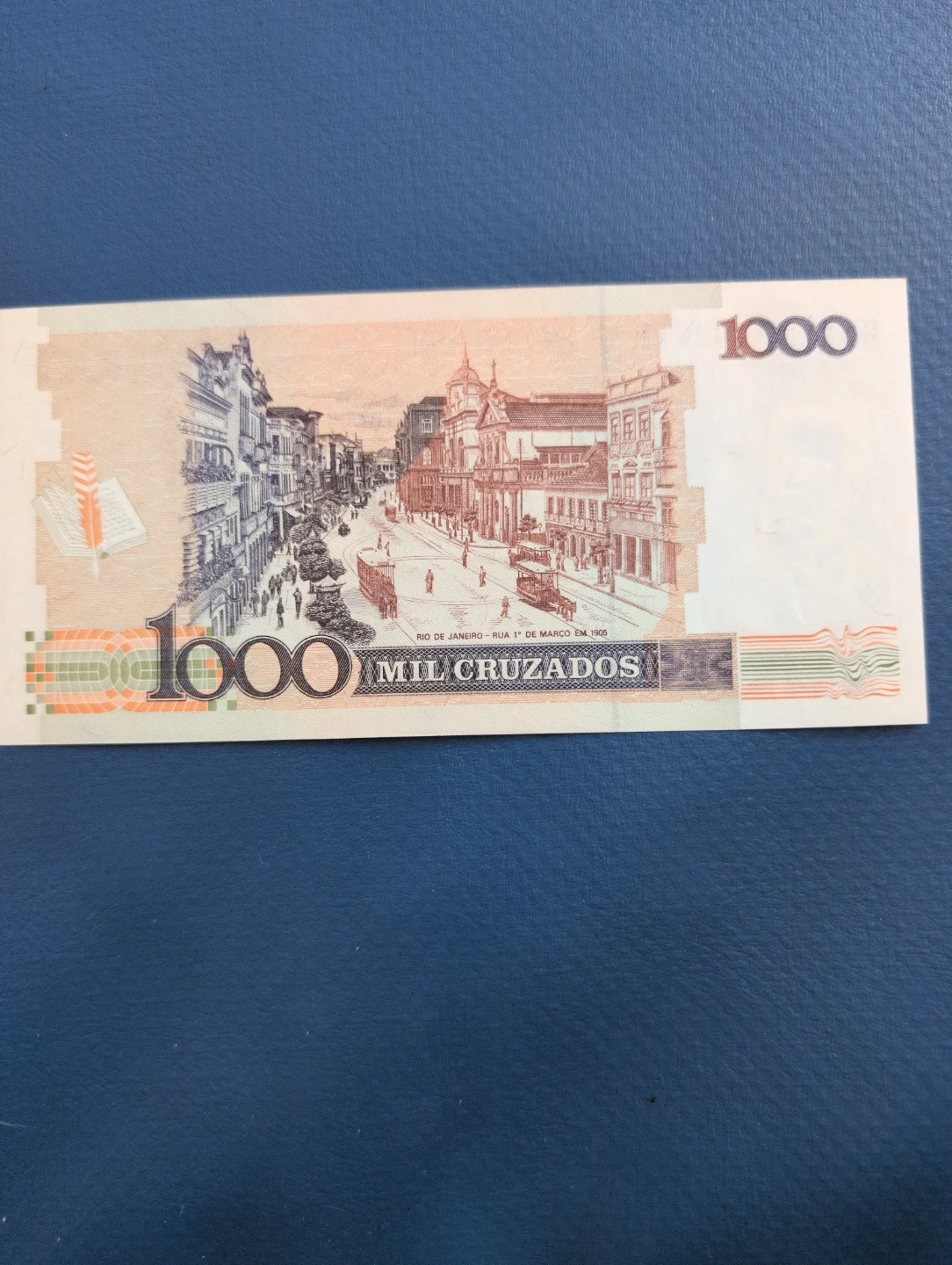 1000 Mil Cruzados Banknote - Banco Central do Brasil - photo 2