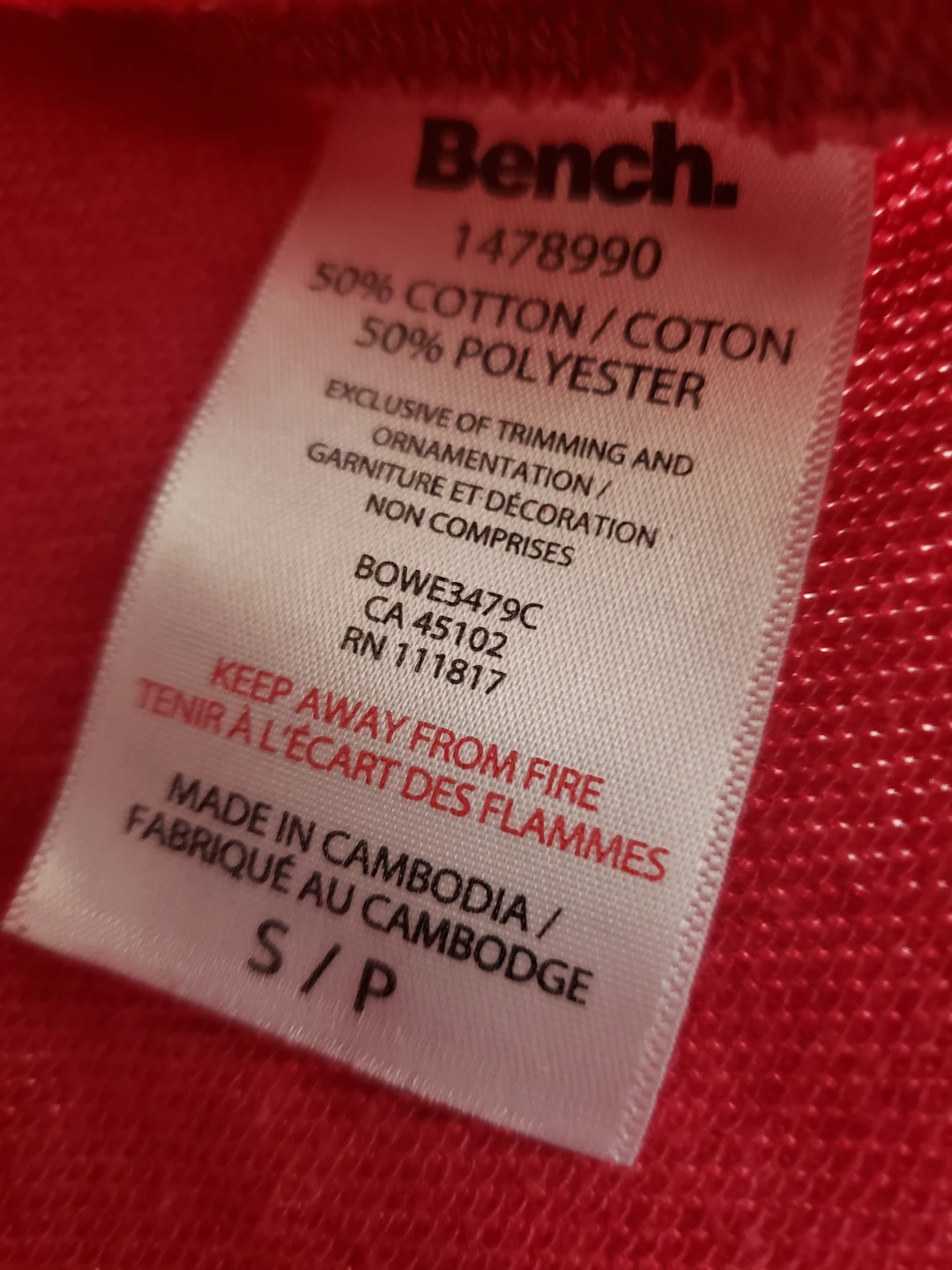 Bench. Pink Fleece Jacket - Size S/P - photo 3