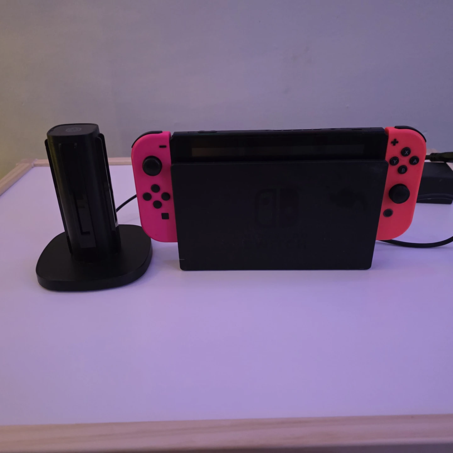 Nintendo switch with accessories and games