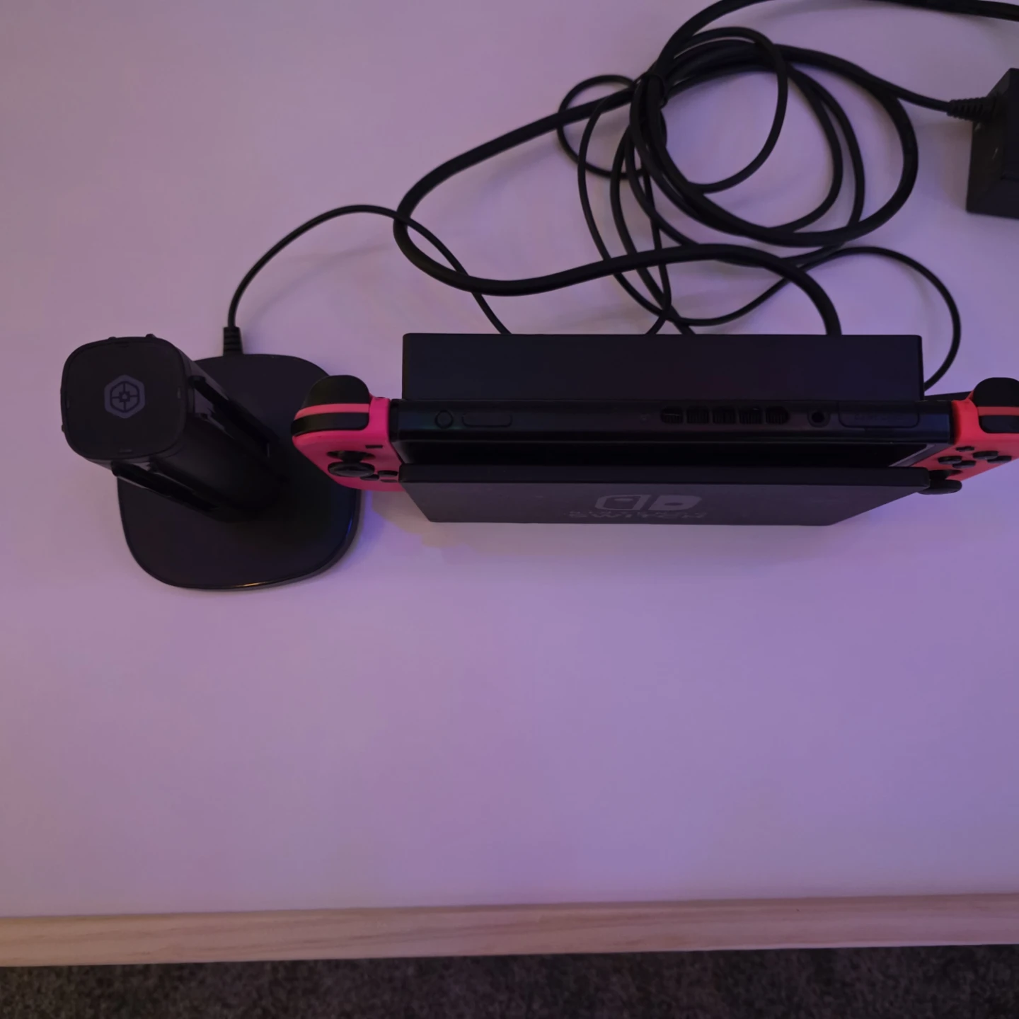 Nintendo switch with accessories and games - photo 2