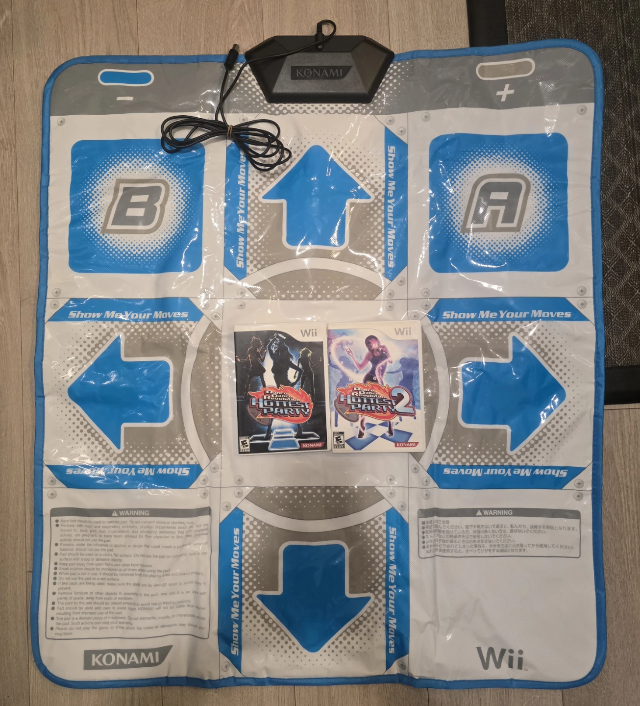 Wii 2 Dance Mat & 2 Games Bundle - photo 2