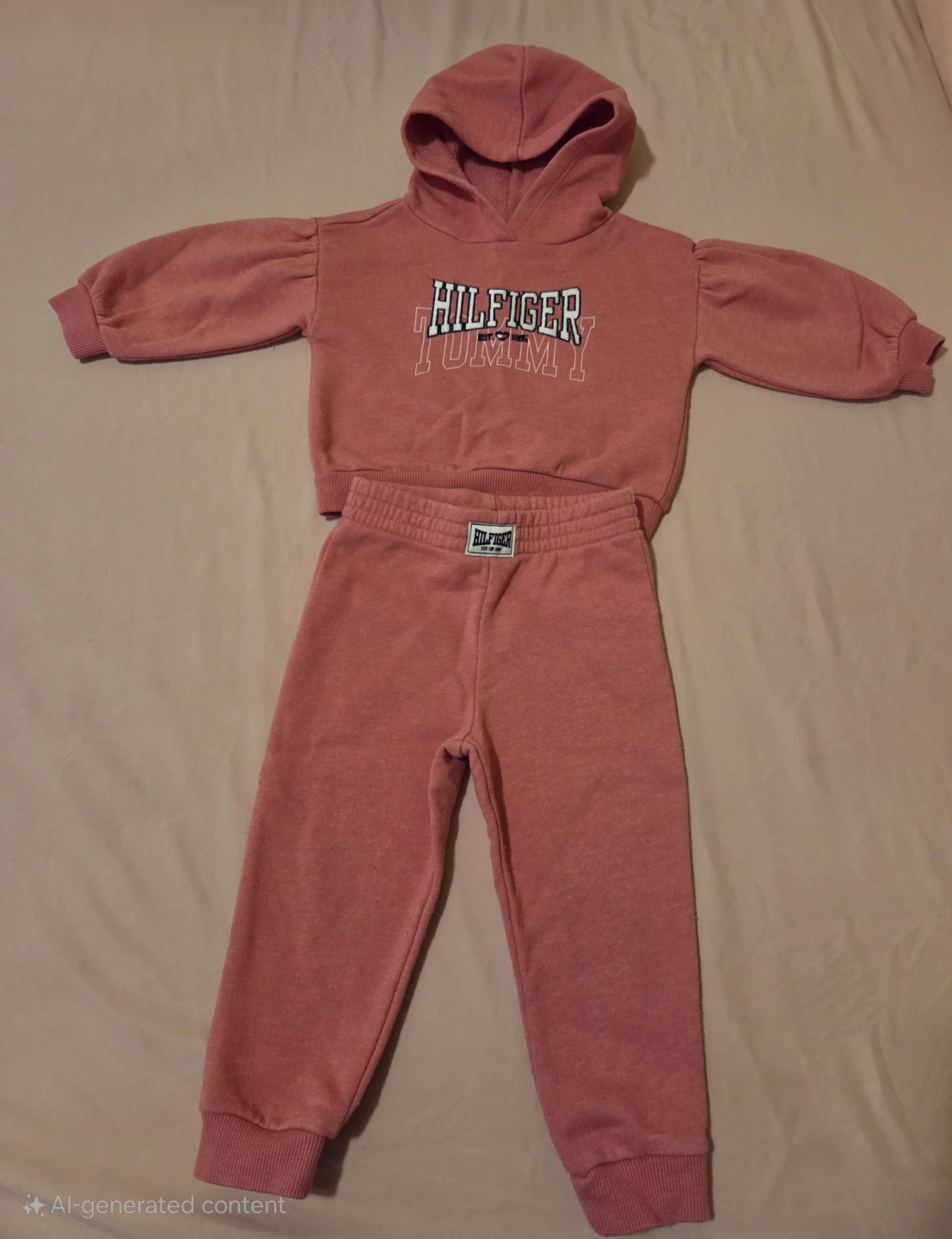 Tommy Hilfiger Pink Sweat Suit Set - photo 2