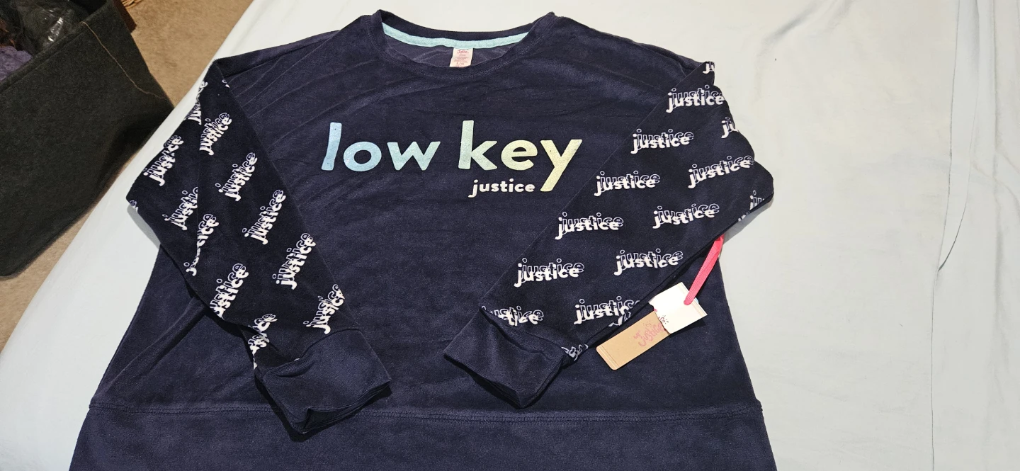 Justice Sleep "Low Key" Pyjama Set Size L/G (12/14) - photo 4