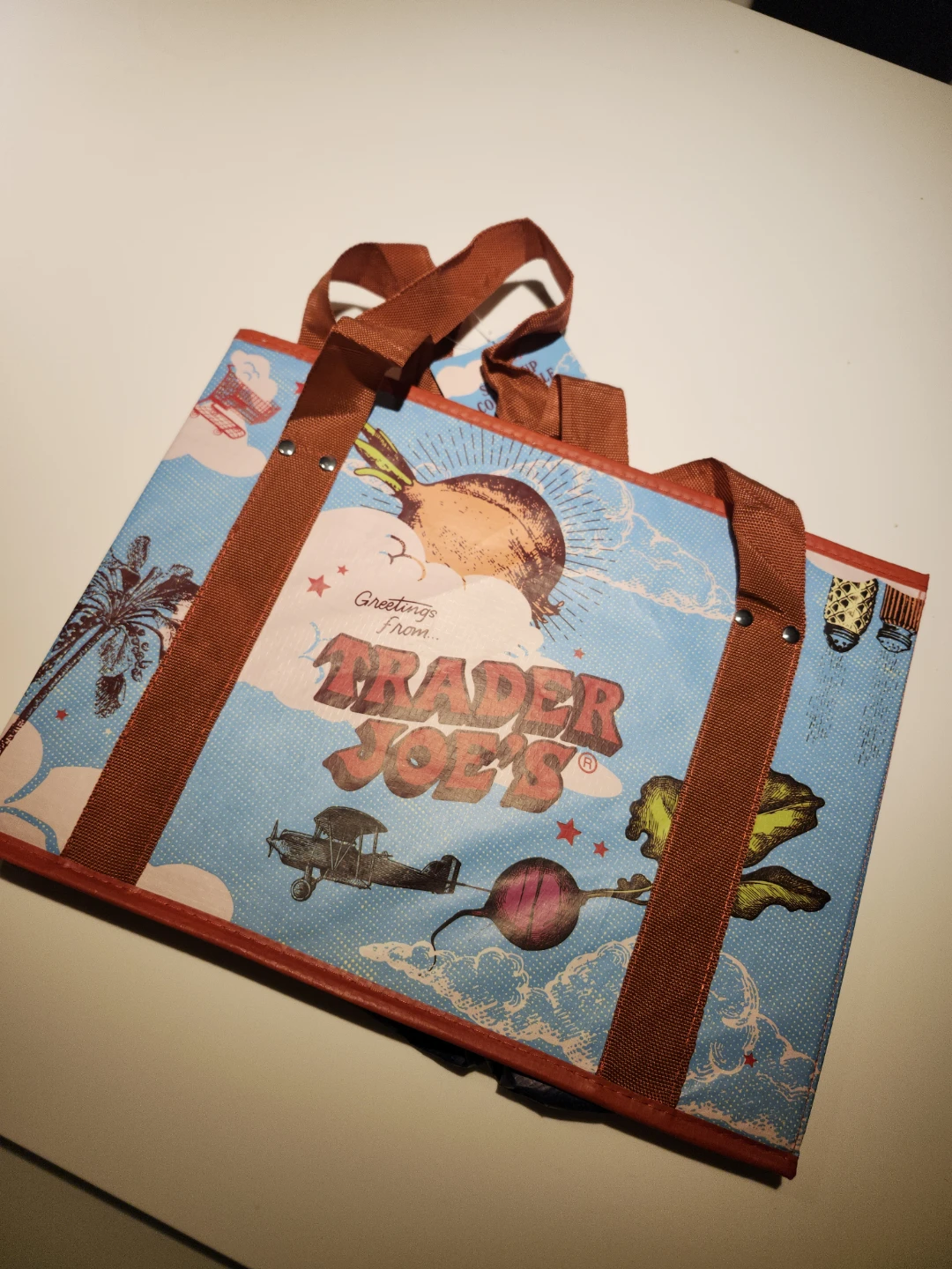 Trader Joe's Stand-Up Collapsible Grocery Tote Bag - photo 3
