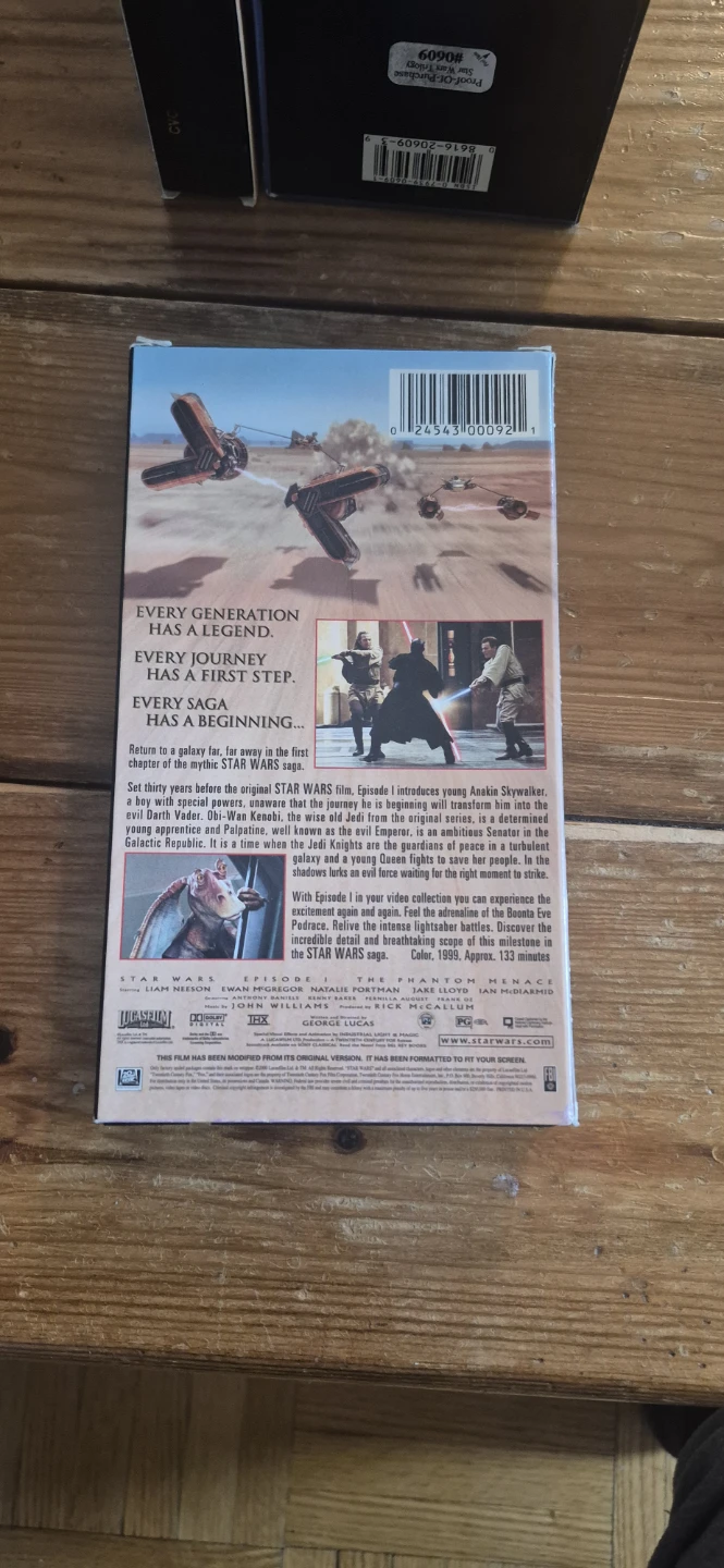 Star Wars VHS Tapes - Original Trilogy & Prequels - photo 3