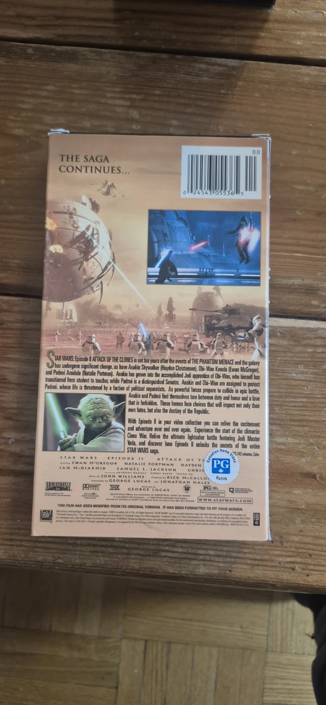 Star Wars VHS Tapes - Original Trilogy & Prequels - photo 4