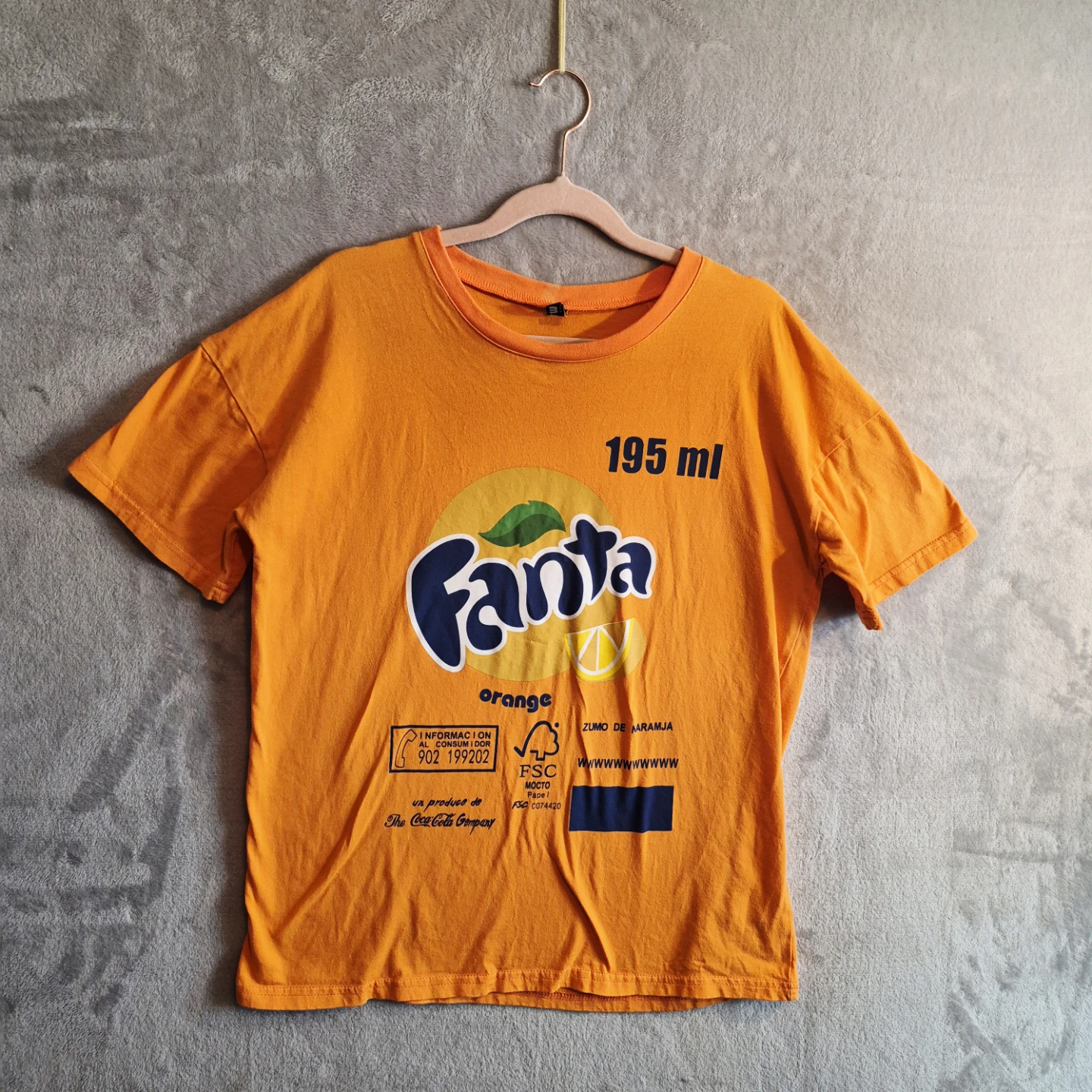 Orange Fanta Graphic T-Shirt