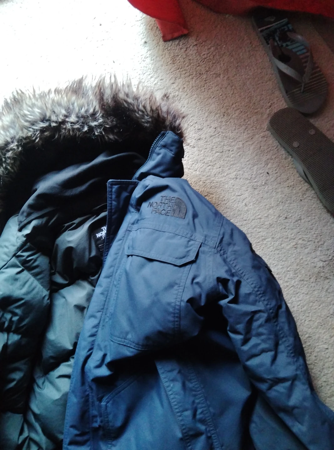 The North Face Puffer Jacket with Fur Hood - photo 4