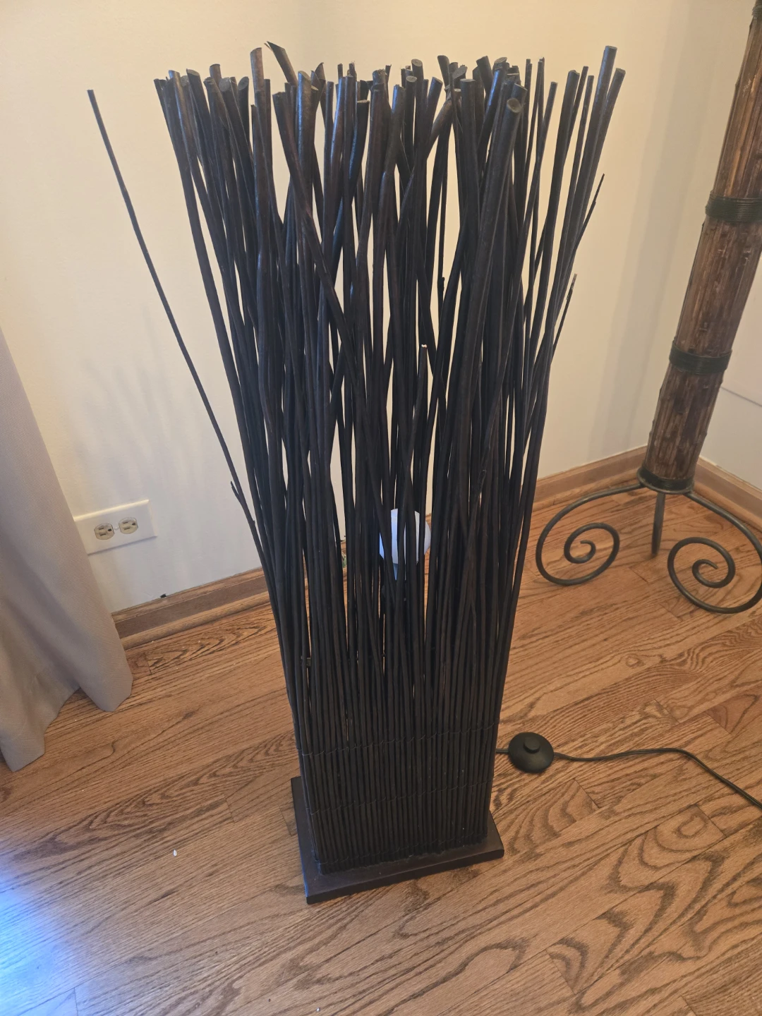 Tall Floor Lamp with Stick Design