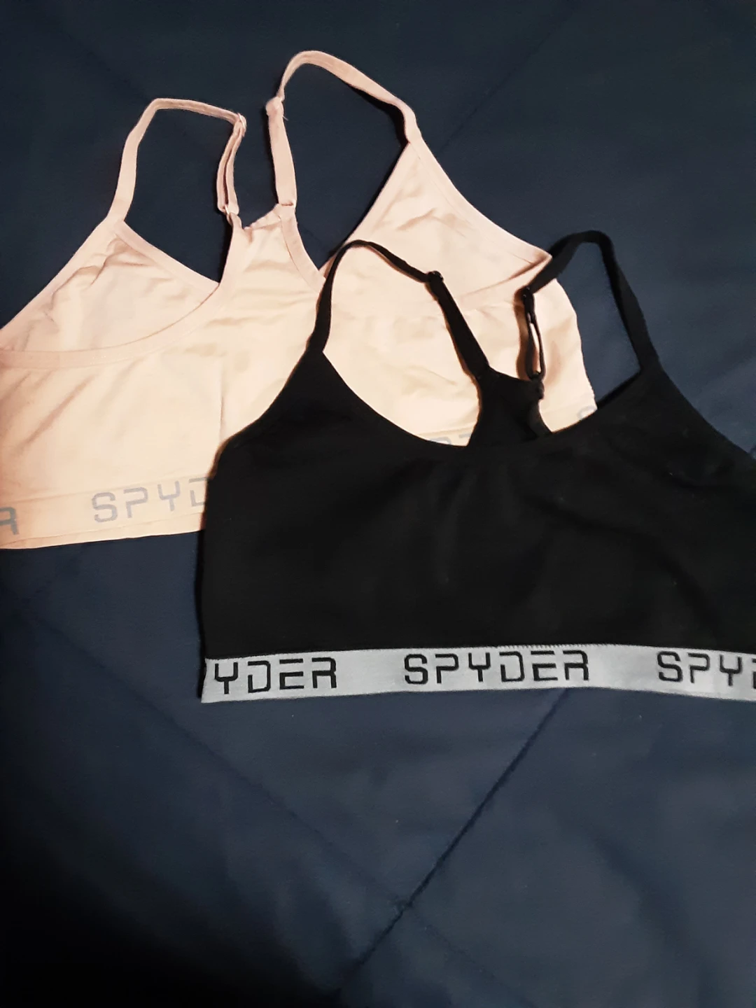 Spyder Sports Bras - Black & Pink (2-Pack) - photo 2