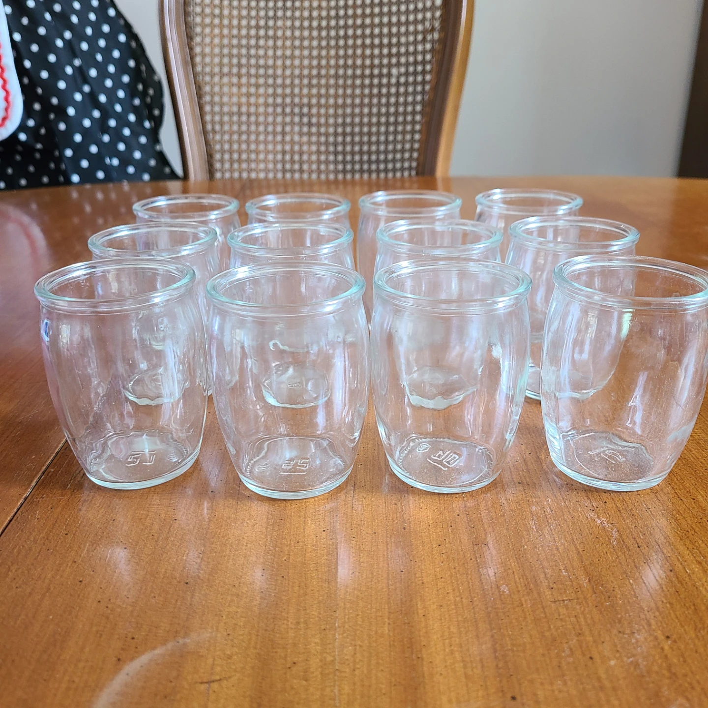 Set of 12 Glass Jars