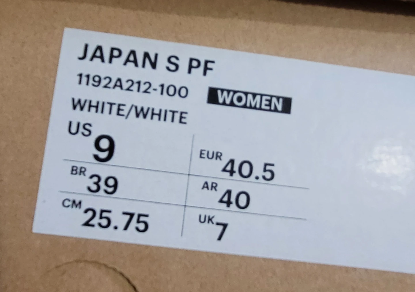 Asics Japan S PF Women's White Sneakers - Size 9 US - photo 4