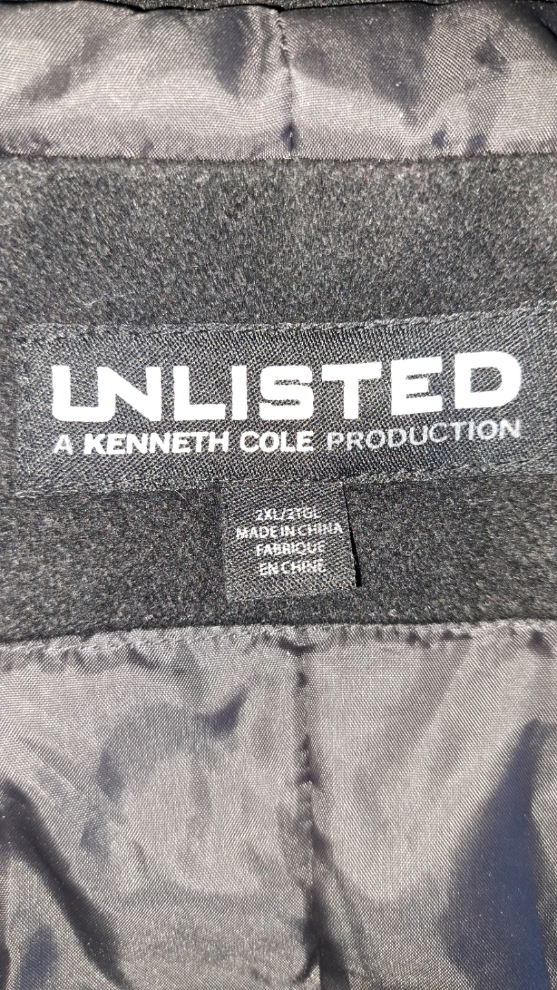 Unlisted by Kenneth Cole Black Wool Jacket for Men - photo 4