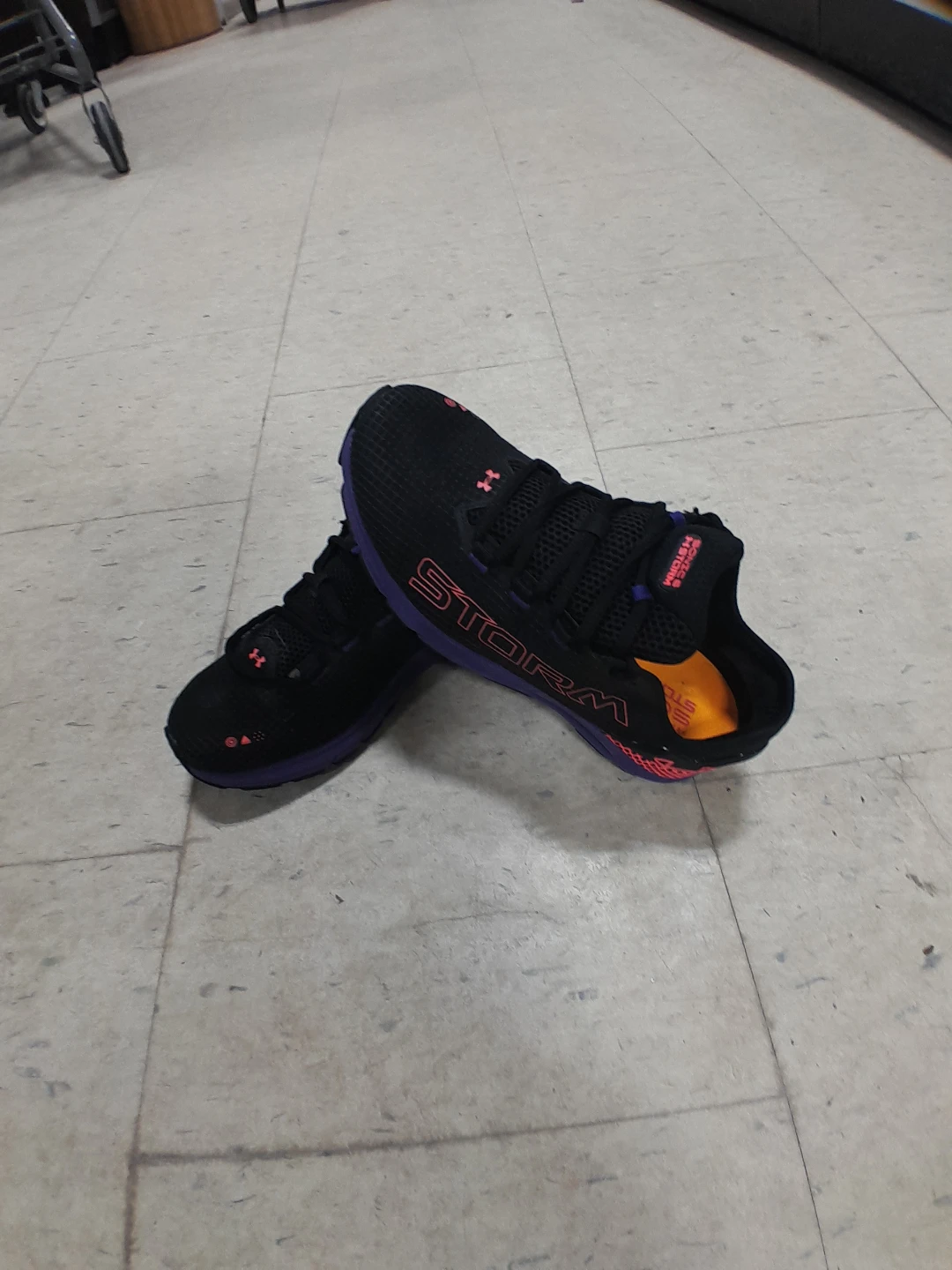 Under Armour "Storm" Running Shoes - Black/Purple 8 - photo 3
