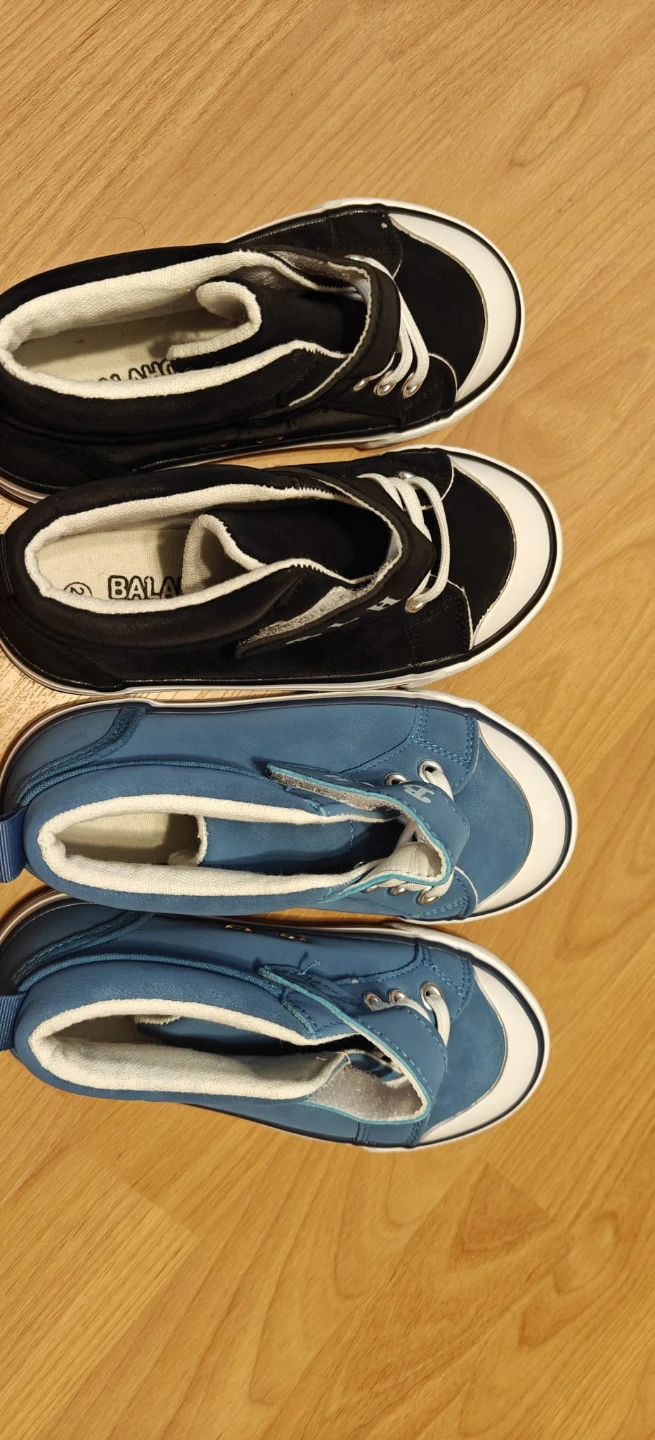Balance Kids Shoes - Black and Blue - photo 2