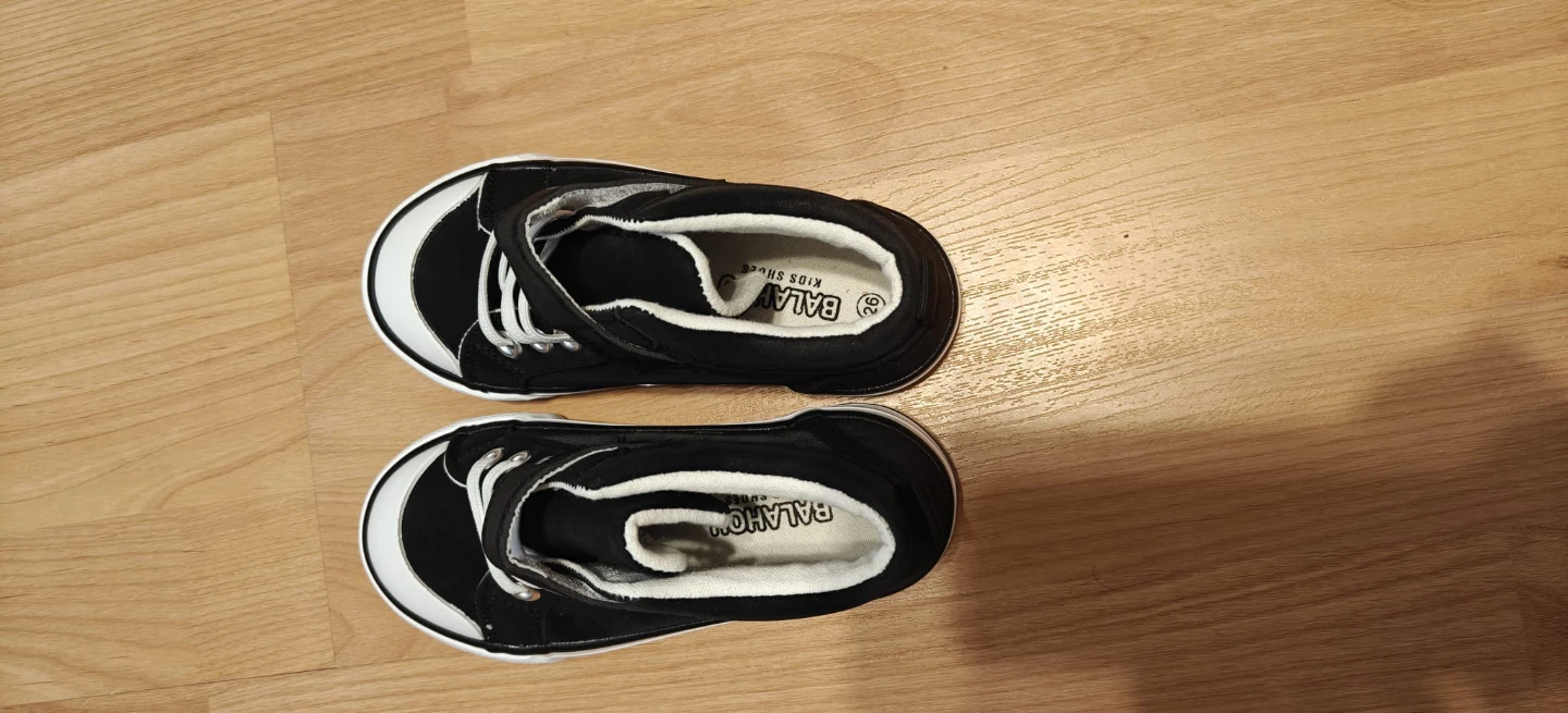 Balance Kids Shoes - Black and Blue - photo 3