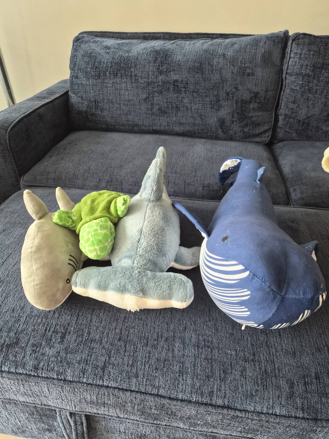 Sea animal Plush Toy(Shark,Turtle,Hammer head shark, whale)