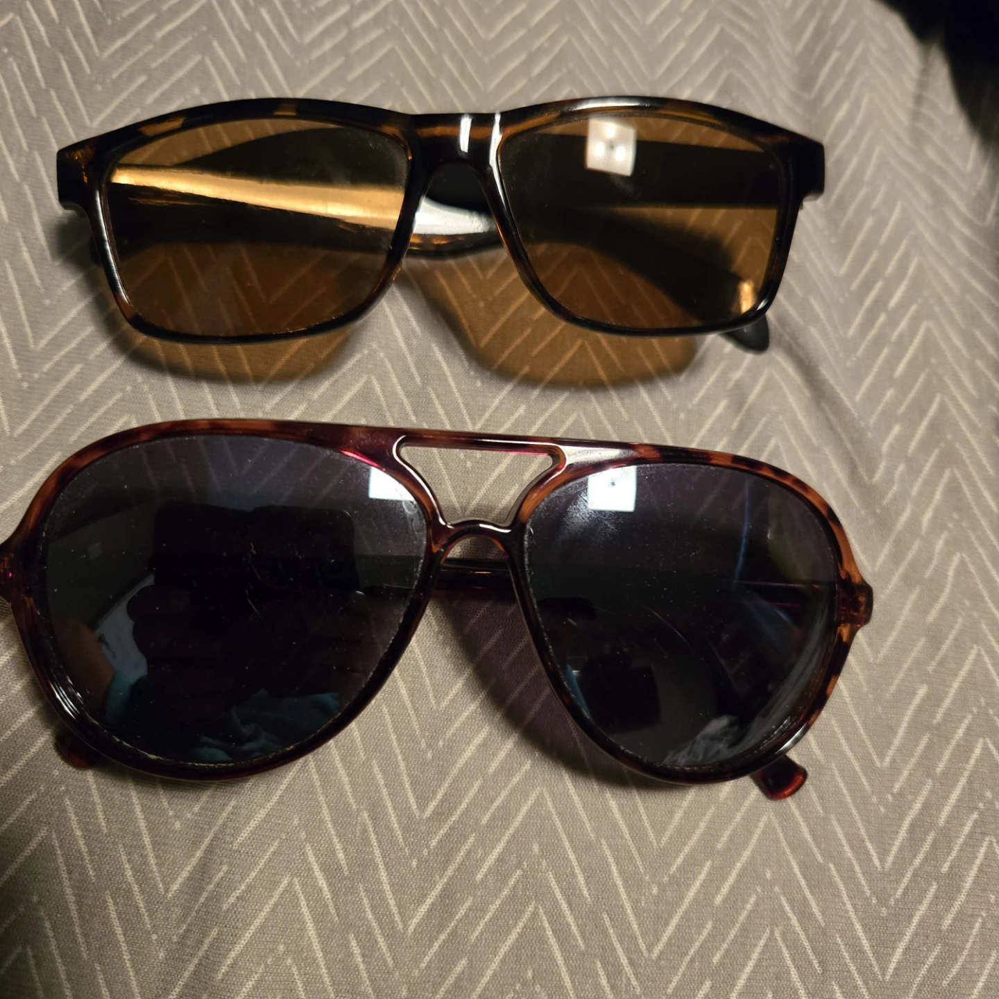 2 Pairs of Tortoiseshell Sunglasses