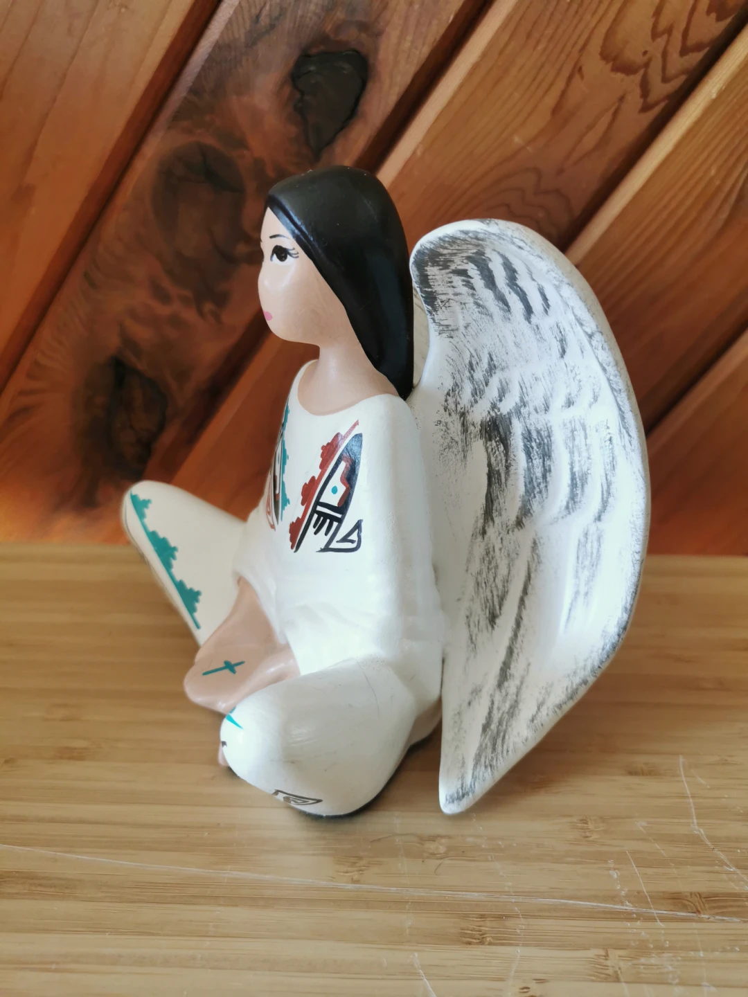 Handcrafted Navajo-Style Angel Figurine - photo 2