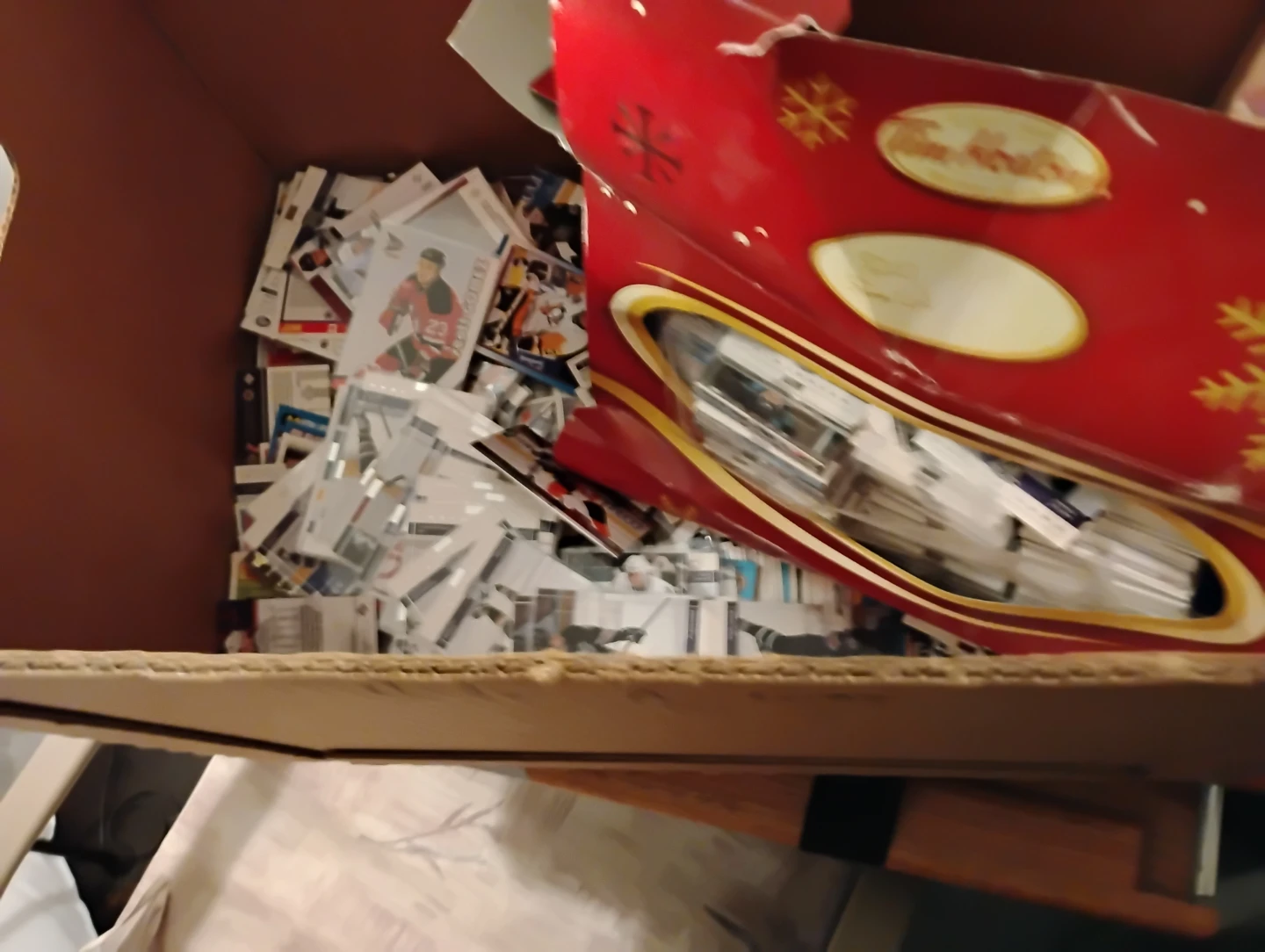 Assorted Hockey Cards Reduce to 80.