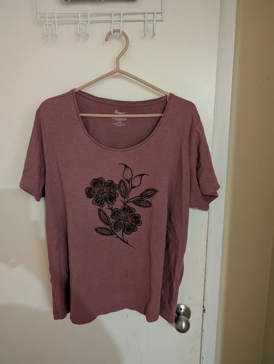 Penman's Women's T-Shirt with Floral Print