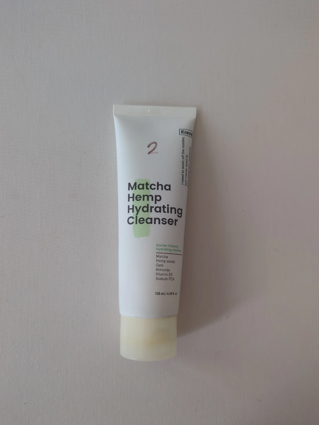 KraveBeauty Matcha Hemp Hydrating Cleanser