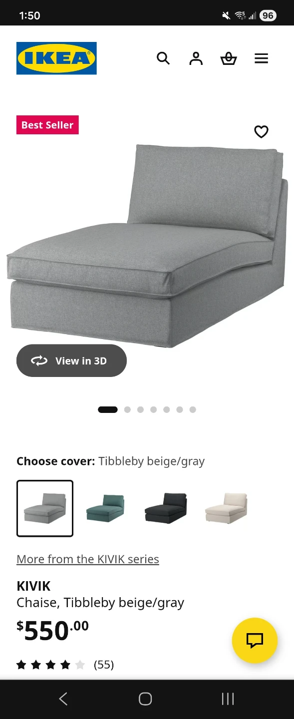 IKEA KIVIK Chaise Lounge - photo 2