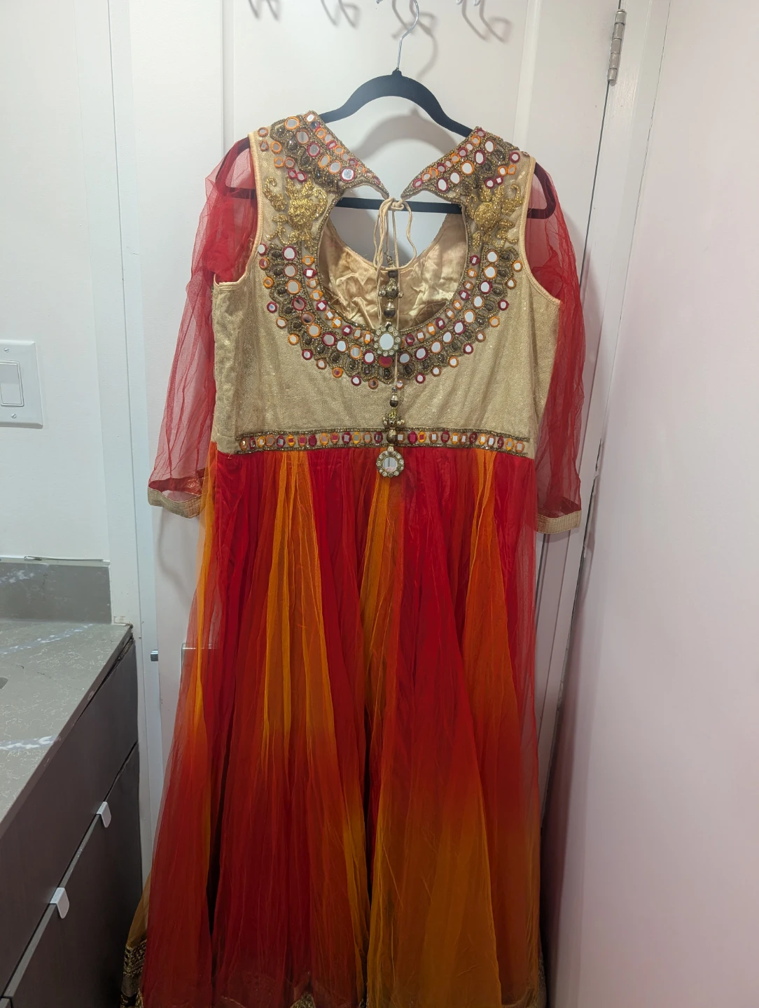 Heavy Designer Anarkali Suit (Full Set) – Size M-X- Large - photo 4