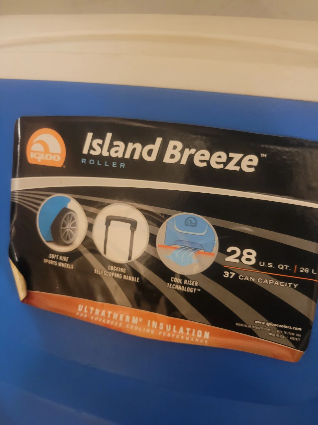 Igloo Island Breeze Roller Cooler 28 Qt - photo 2