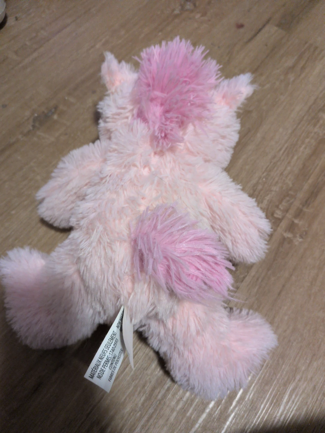 Pink Plush Unicorn Toy