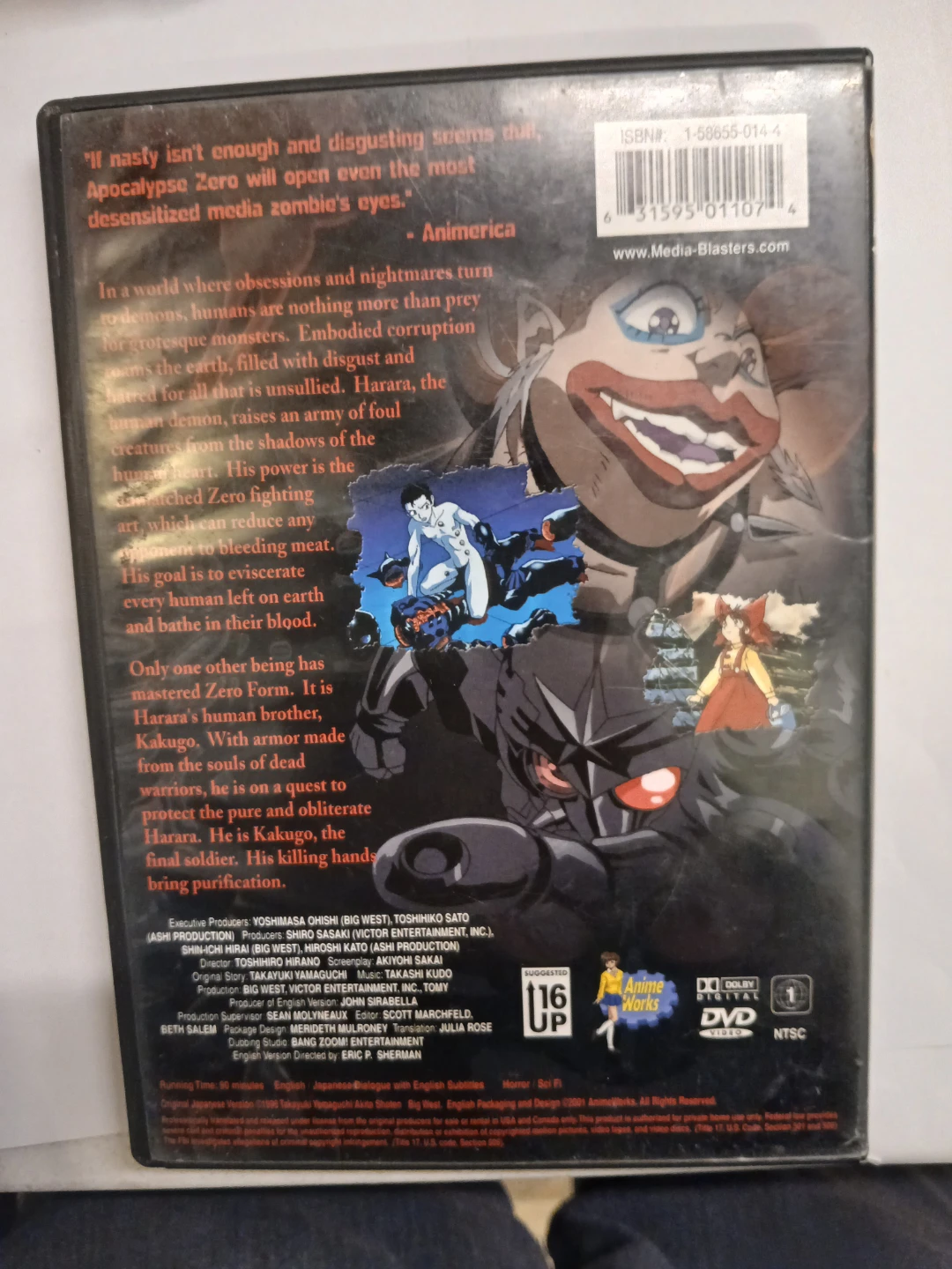 Apocalypse Zero Kakugo OUT OF PRINT DVD - photo 2