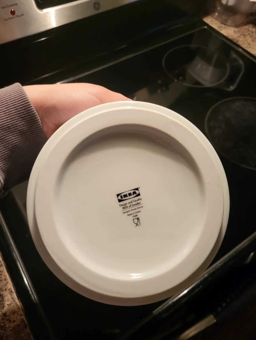 IKEA White Ceramic Bowl
