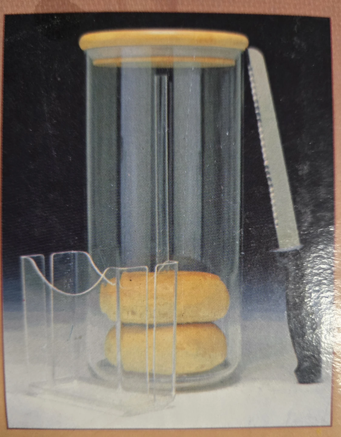 Bagel Storage Set with Knife - photo 2