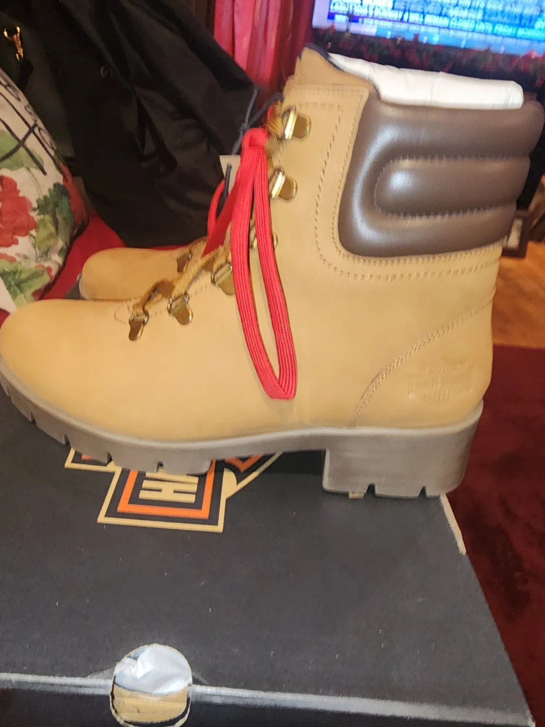 Harley-Davidson TRAWOOD Brown Women's Boots Size 8 - photo 2