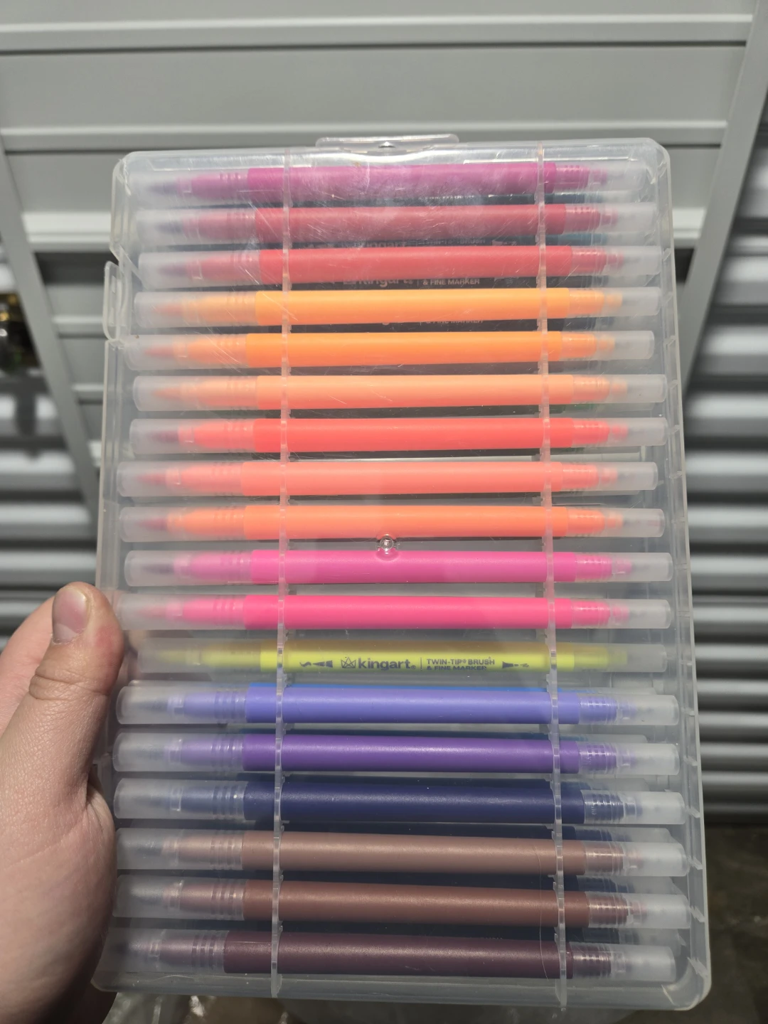 Kingart Twin-Tip Brush & Fine Marker Set - photo 2
