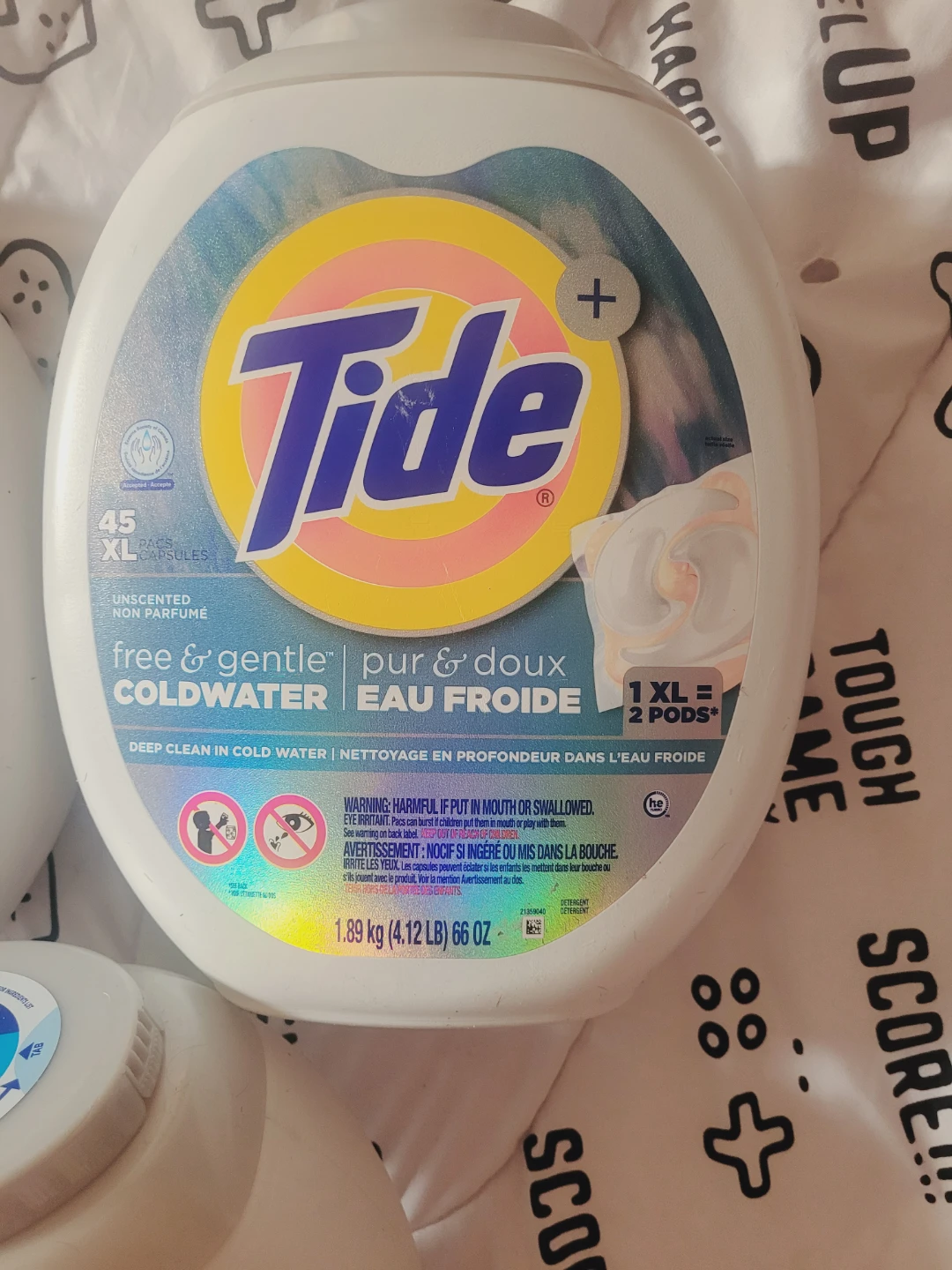 3 Tide Free & Gentle Pur & Doux Coldwater Laundry Pods - photo 2