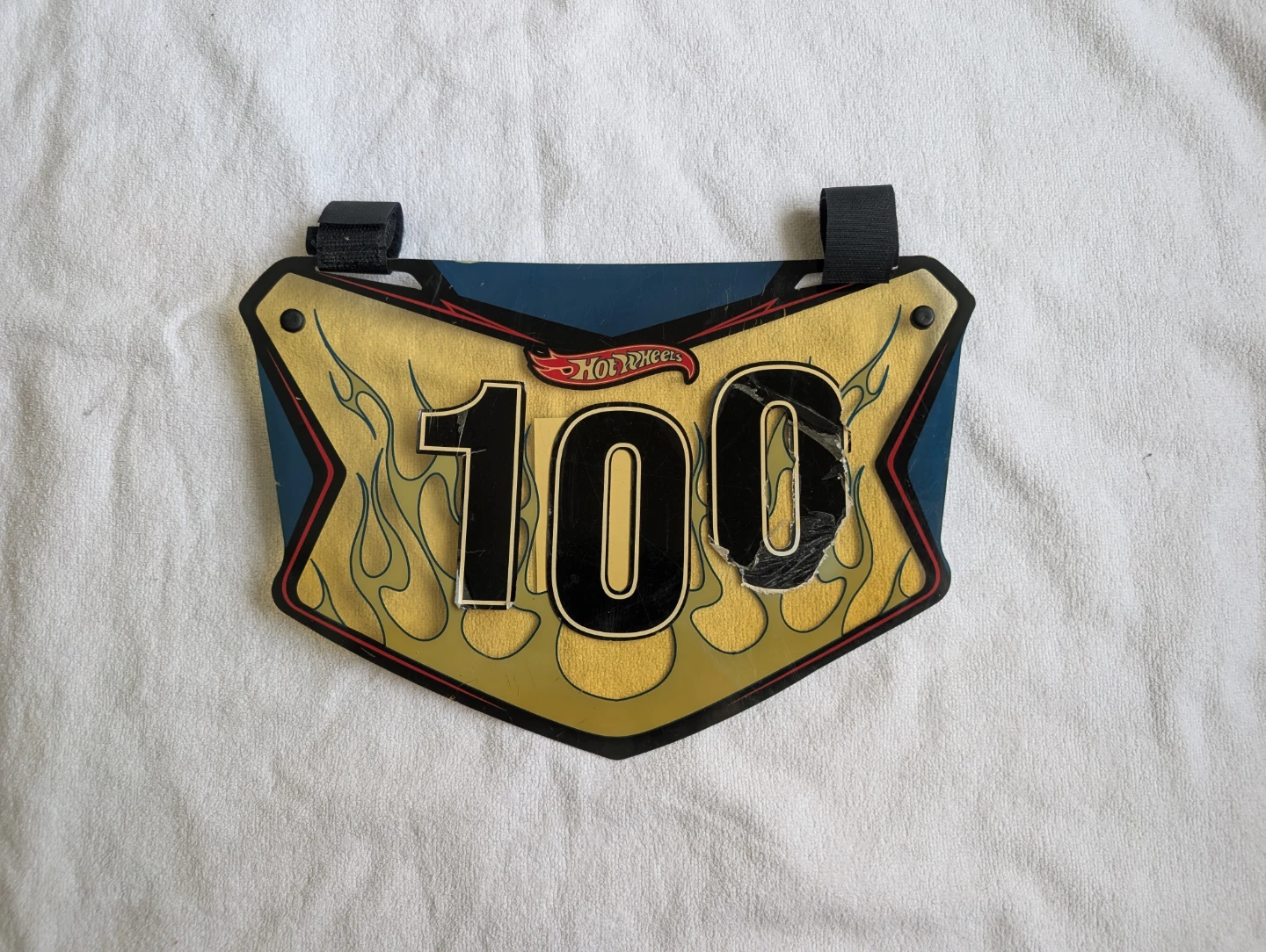 Hot Wheels bike plate